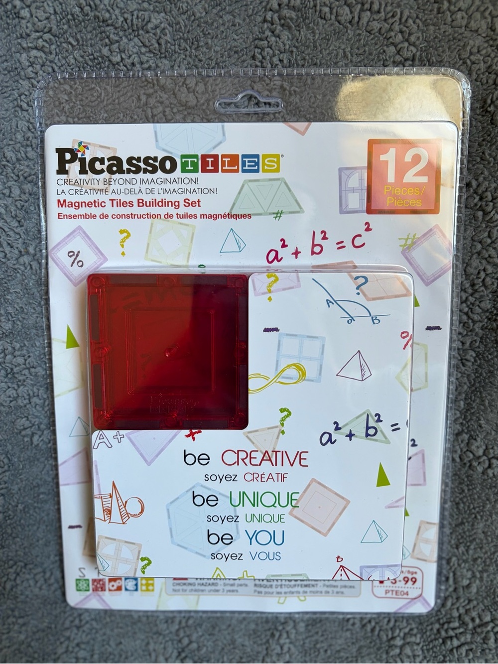 Picssso Magnetic Building Tiles - 12 Pieces
